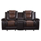 Briscoe Two-Tone Sofa Collection Dual Recliners