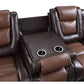 Briscoe Two-Tone Sofa Collection Dual Recliners