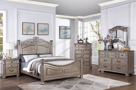 F9611 Bedroom Collecton 4 Pc - Traditional Styling