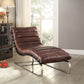 Qortini Top Grain Leather Chaise