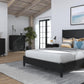 Flynn 4 Pc Bedroom Collection by Alpine Furniture - Acorn Finish