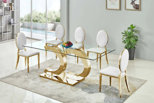 Artisan RDT313G Dining Set - Gold