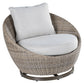 Adeline Patio Swivel Chairs ADE3000 & Side Table