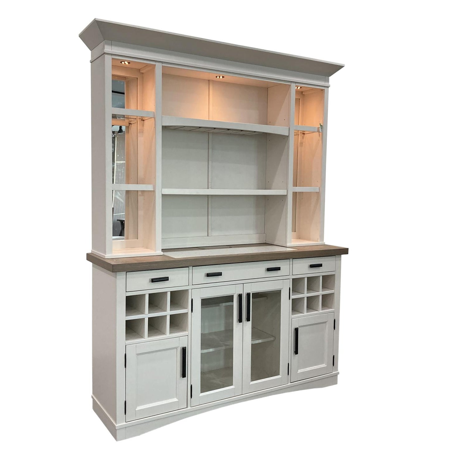 Americana Modern Display Hutch