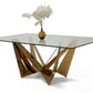 Rose Dining Collection Sharelle - Stainless Steel & Glass