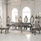Homey Design 7 Pc Diing Set 13012 Silver Gray