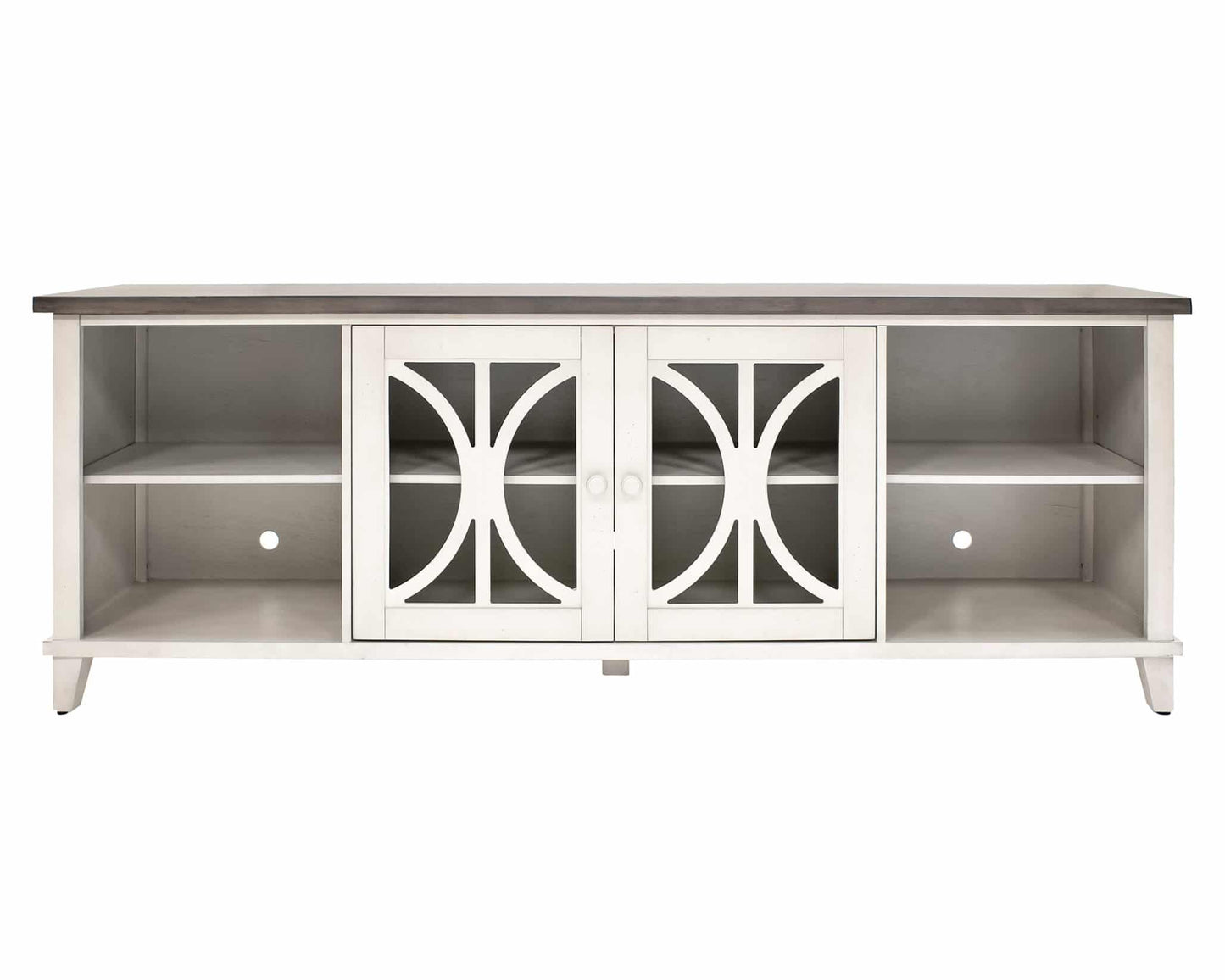 Bailey 80" TV Console - White Finish