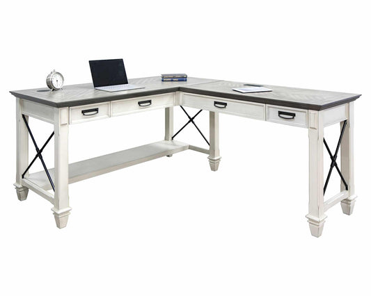 Hartford Office Collection - Vintage Linen White Finish