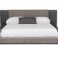 VIG Nova Domus Jagger Modern Grey Bed - Built In Nightstands