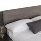 VIG Nova Domus Jagger Modern Grey Bed - Built In Nightstands