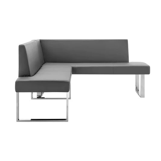 Armen Living Amanda Nook Dining - Grey Finish