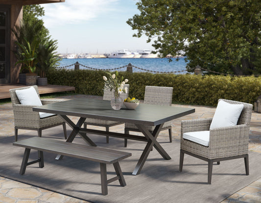 Marina 6 Pc Outdoor Dining Set MAR600