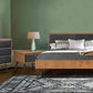 Coco Rustic 4 Pc Armen Living Upholstered Bedroom Set