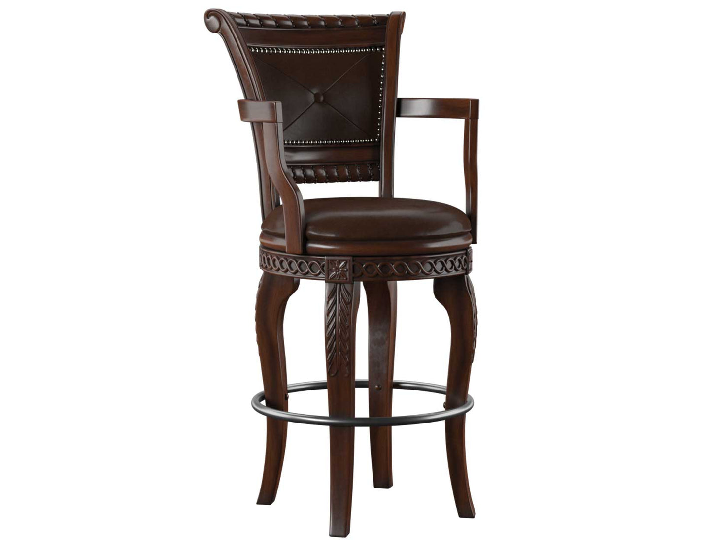 Taburete de bar estilo clásico Antoinette de 30" - Juego de 2