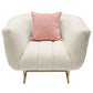 Diamond Sofa Venus Chair - Cream Fabric