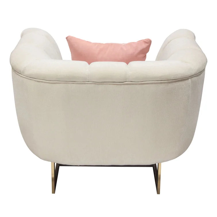 Diamond Sofa Venus Chair - Cream Fabric