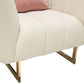 Diamond Sofa Venus Chair - Cream Fabric
