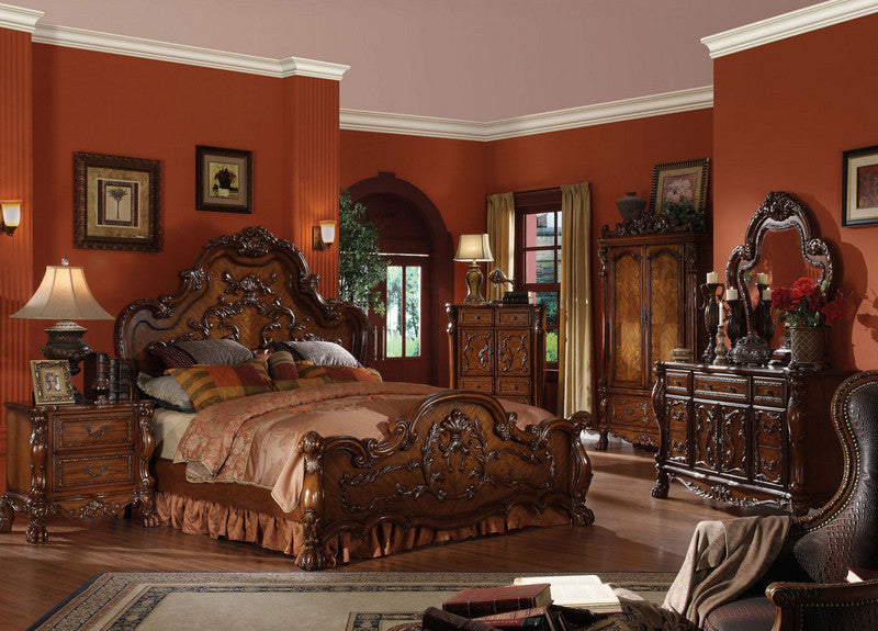 Dresden Bedroom Furniture Acme 12140- Cherry Oak Finish
