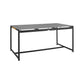 Armen Living Crown 5 Pc Set - Black Aluminum