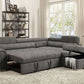 Thelma Sectional 50275 w/Sleeper & Ottoman