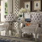 Versailles Ivory Velvet Accent Chair 52087