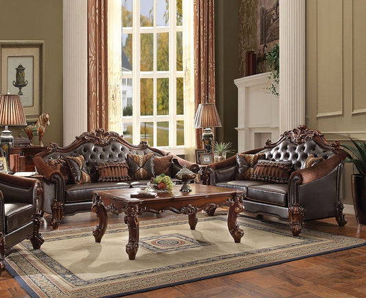 Acme 53130 Vendome II Sofa Collection - Cherry Finish