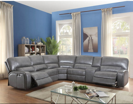 Acme 53745 Saul Power Motion Sectional - 3 Color Choices
