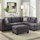Laurissa 54385 Sectional - Light Charcoal