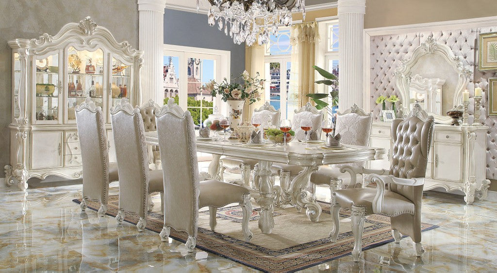 Versailles Dining Collection by Acme 61130 - Bone White Finish
