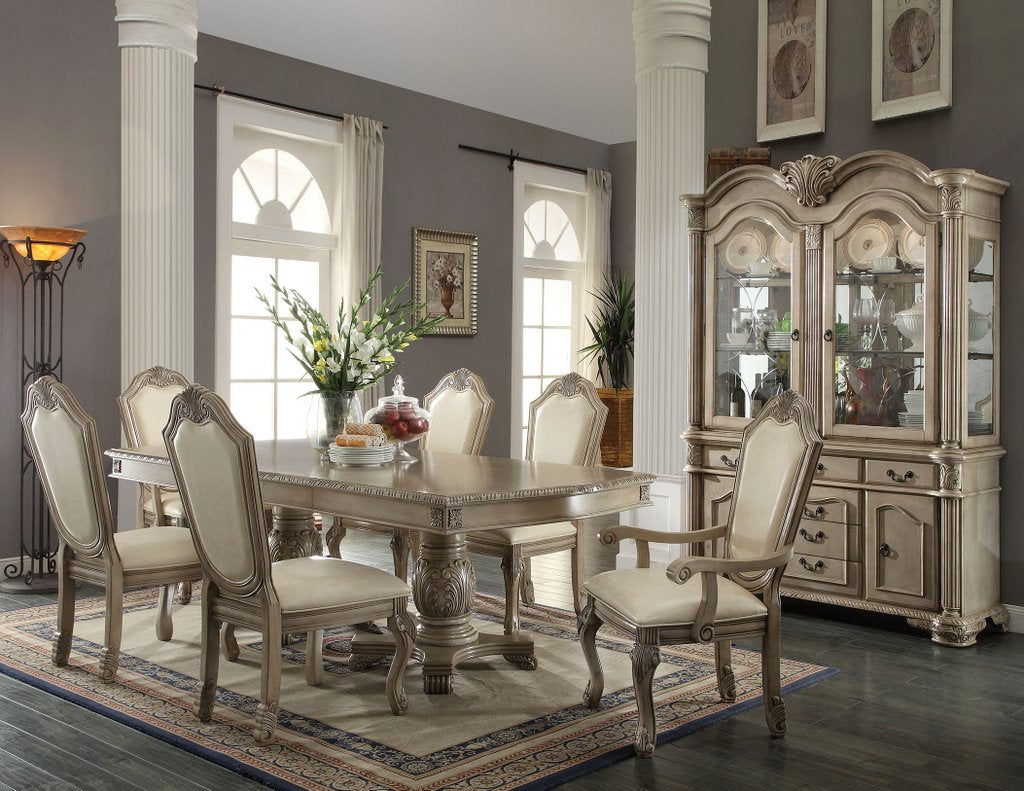 Chateau de Ville 64065 Dining Set - Antique White