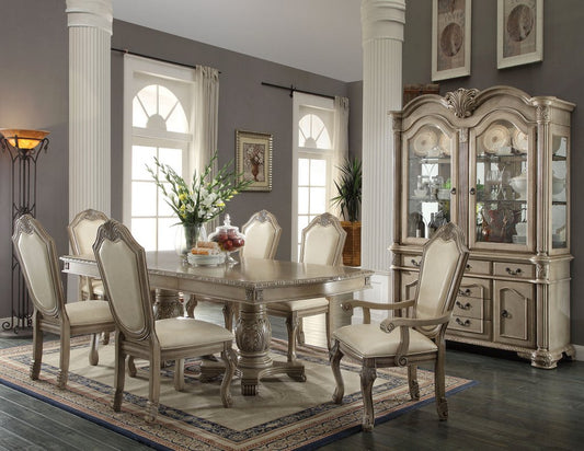 Chateau de Ville 64065 Dining Set - Antique White