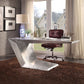 Brancaster Aluminum Desk 92025 - Ultra Modern