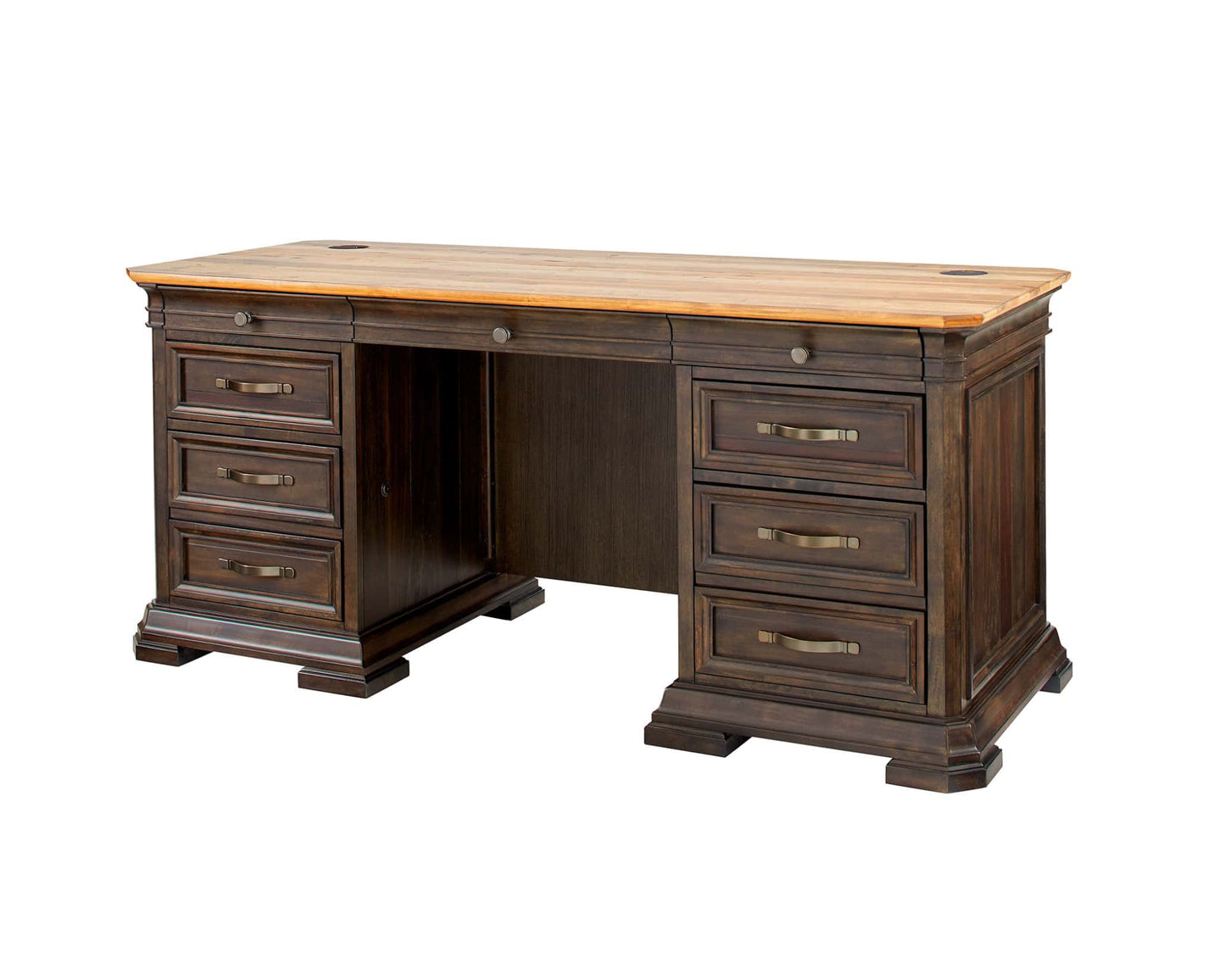 Sonoma IMSA680 Dark Roast Finish Two-Tone Office Collection