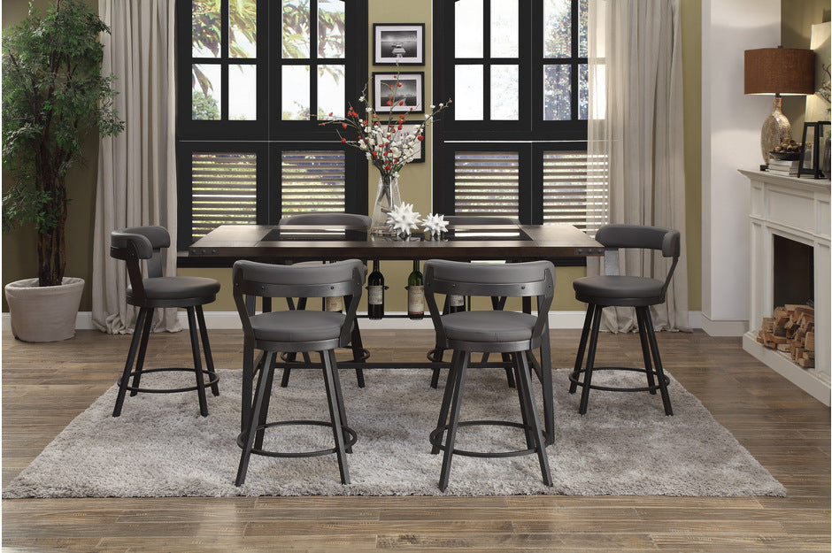 Appert Dining Collection Built-In Wine Rack - 5 Chair Colors