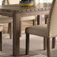 McFerran 7 Pc Dining Set w/Nailhead Accents