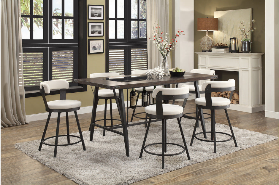 Appert Dining Collection Built-In Wine Rack - 5 Chair Colors