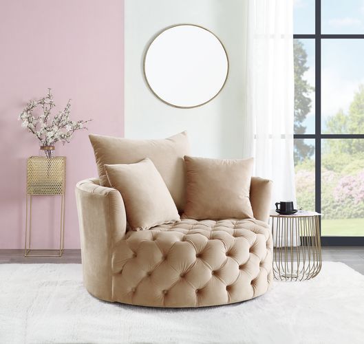 Zunyas Accent Chair - Tan