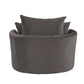 Zunyas Accent Chair - Charcoal