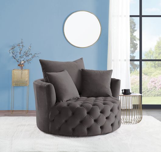 Zunyas Accent Chair - Charcoal