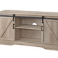 Bennet Mueble para TV 91857 - Acabado en Roble con Puertas corredizas de Granero