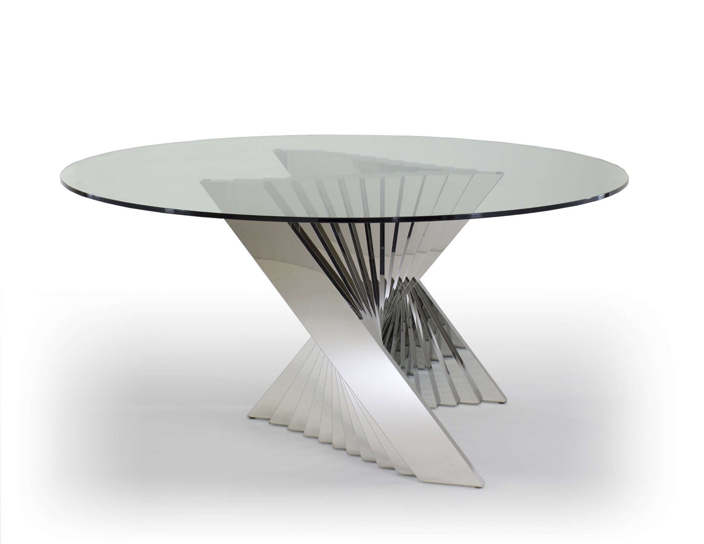 Ace Dining Collection Sharelle Furnishings - Glass & Stainless Steel