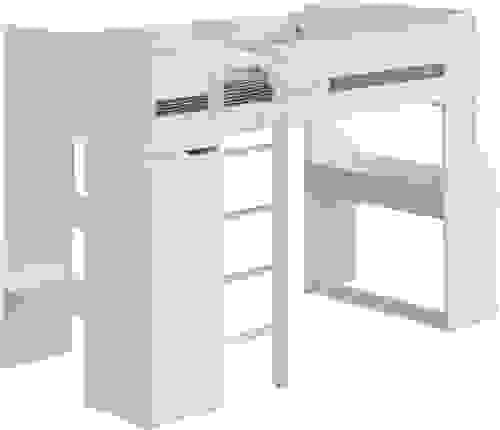 Ragna Twin Loft Bed 38060 - Slats Included
