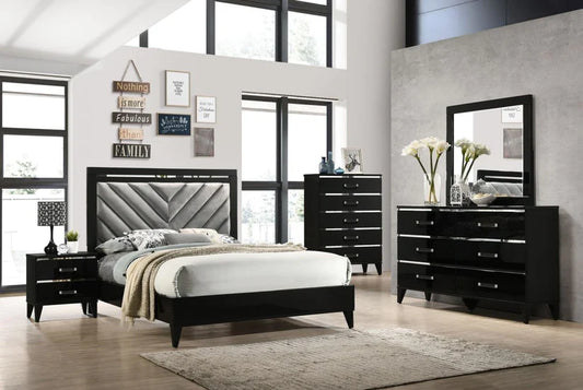 Chelsie 4 Pc Bedroom Set - King Bed
