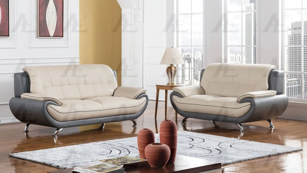 American Eagle 208 Gray Sofa & Love Seat (Promotional)
