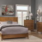 Flynn 4 Pc Bedroom Collection by Alpine Furniture - Acorn Finish