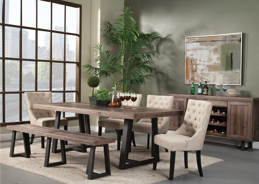 Prairie Dining Collection by Alpine Furniture - Reclaimed Wood
