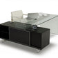 Alaska Modern Desk by VIG - Glass Table & Side