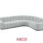 Artisan SEC8035GY Grey Modular Sectional