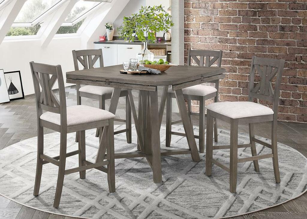 Athens Dining Collection - Table Converts Round to Square