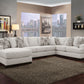 Comfort Industries Atlas 3 Pc Sectional - Living White